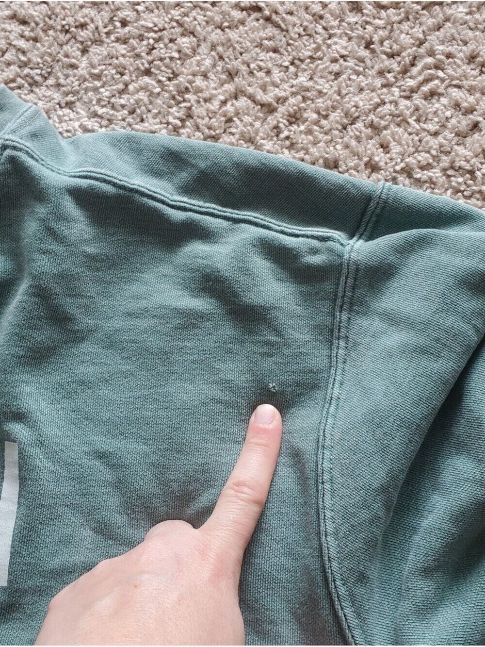 Comfort Colors Faded Olive Green Crewneck Sweatshirt Leavenworth WA Women's XL - Picture 8 of 10